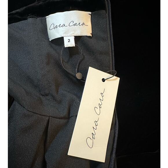 Cara Cara Velvet Strapless Mini Dress New - Picture 3 of 14